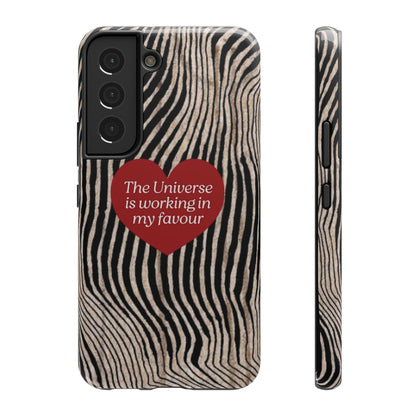 Universe Is in My Favour Phone Case — Lucky Girl Series