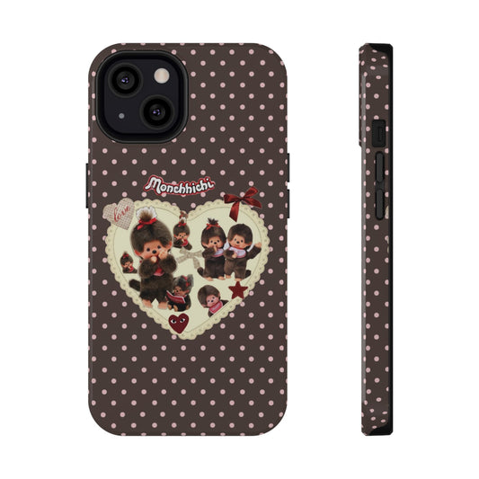 Polka Dot Teddy Monchichi Phone Case