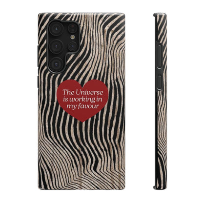 Universe Is in My Favour Phone Case — Lucky Girl Series