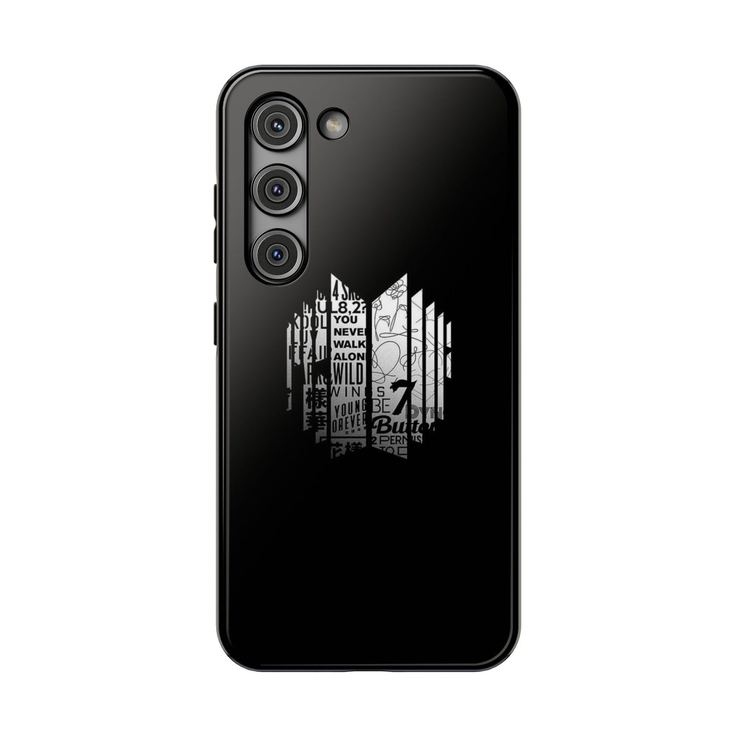 BTS Black Y2K Phone Case