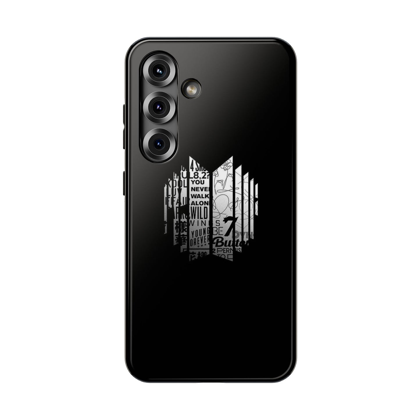BTS Black Y2K Phone Case