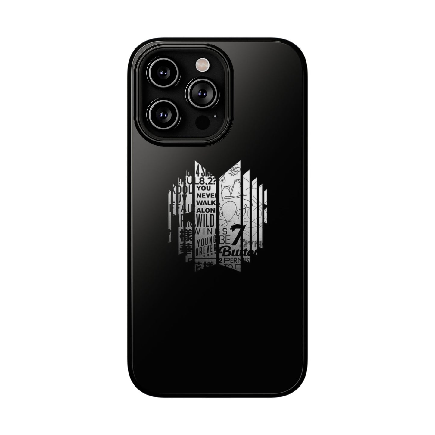 BTS Black Y2K Phone Case