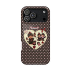 Polka Dot Teddy Monchichi Phone Case