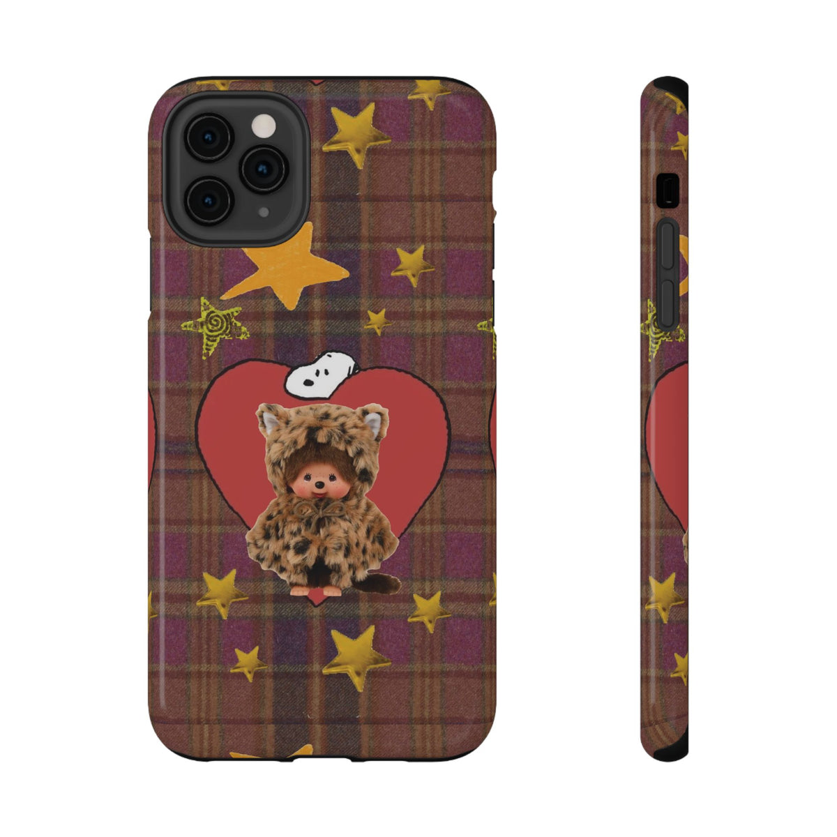 Teddy Polka Dot Monchhichi Phone Case