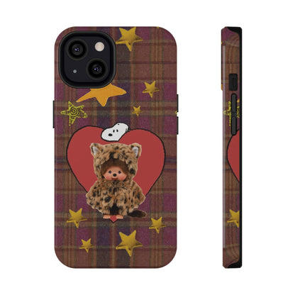 Teddy Polka Dot Monchhichi Phone Case