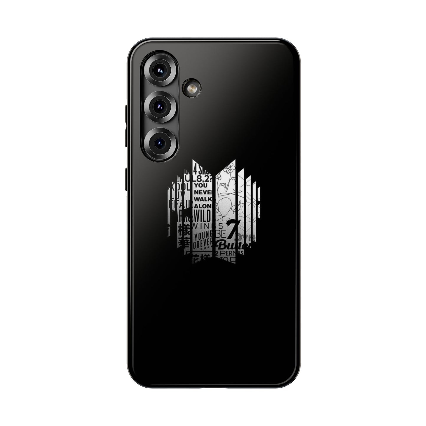 BTS Black Y2K Phone Case