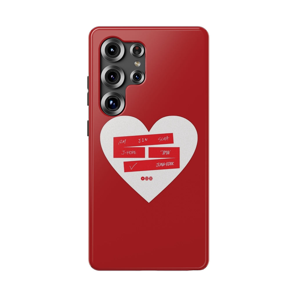 BTS Heart Signature Phone Case