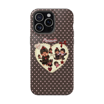 Polka Dot Teddy Monchichi Phone Case
