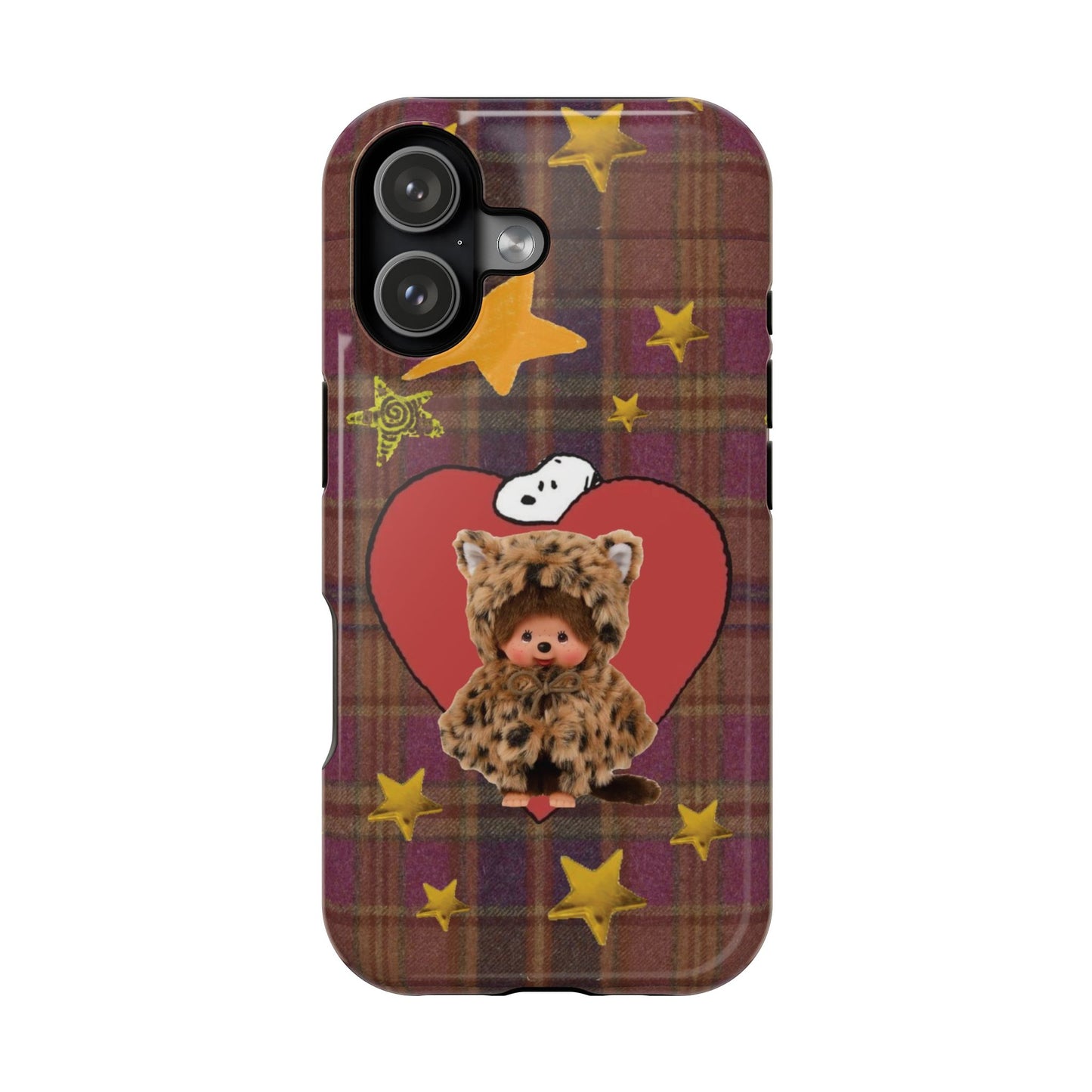 Teddy Polka Dot Monchhichi Phone Case