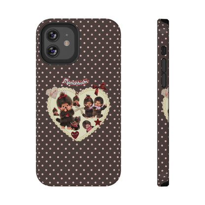 Polka Dot Teddy Monchichi Phone Case