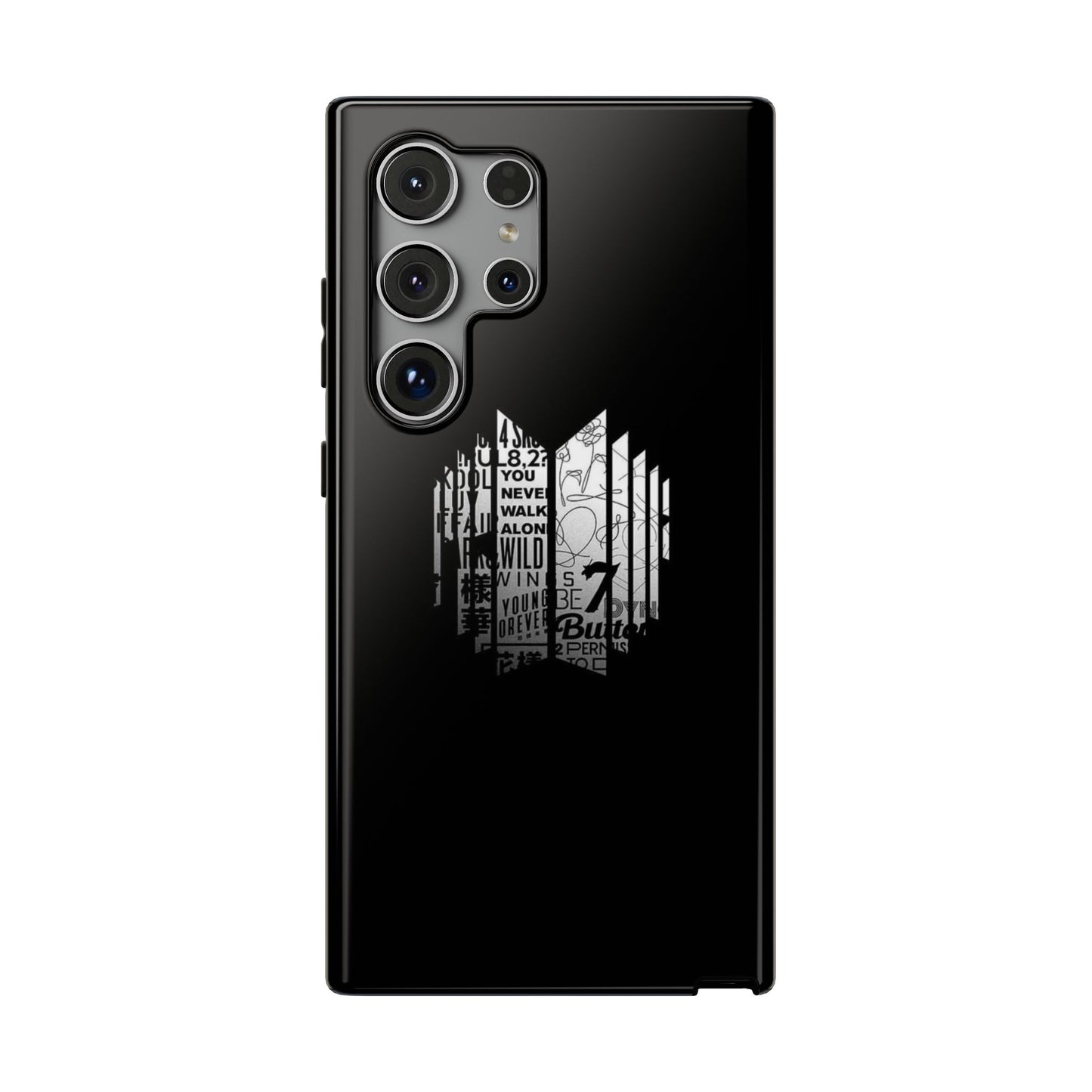 BTS Black Y2K Phone Case