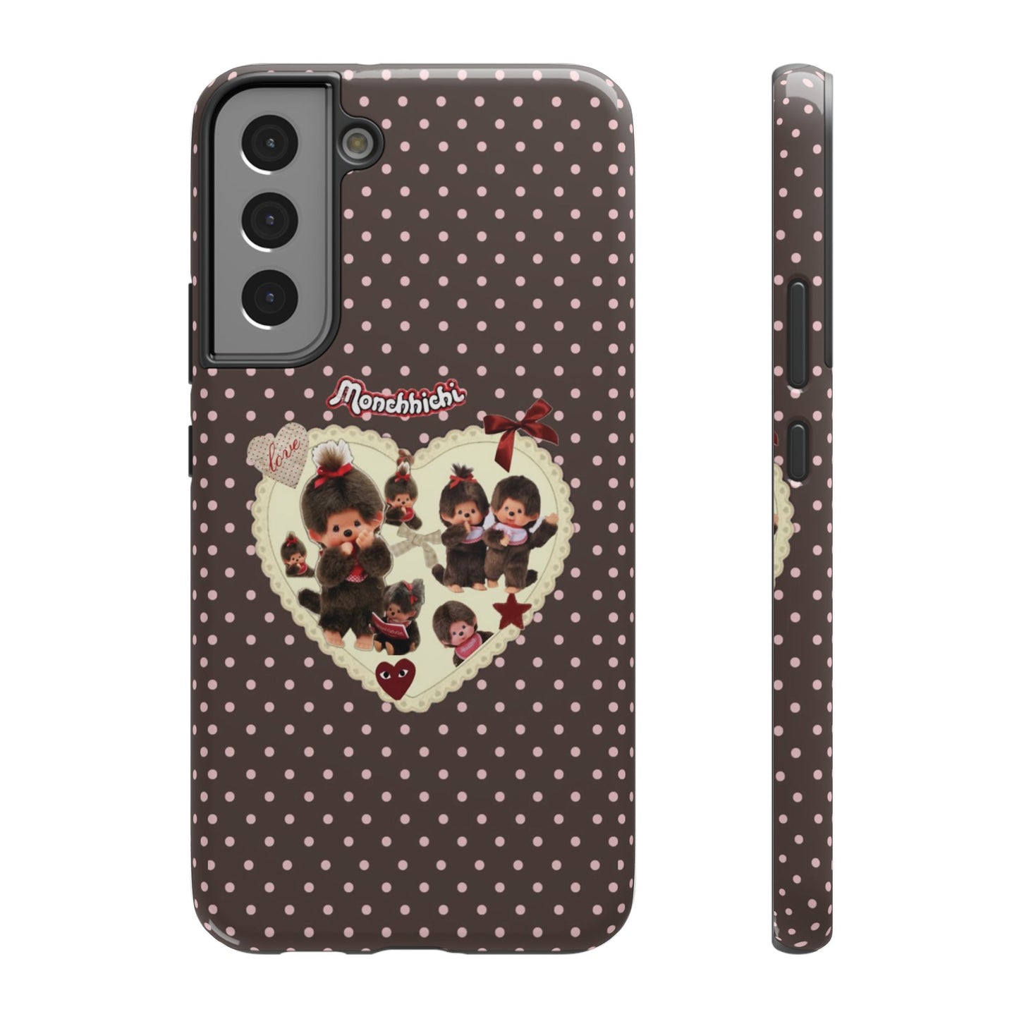Polka Dot Teddy Monchichi Phone Case