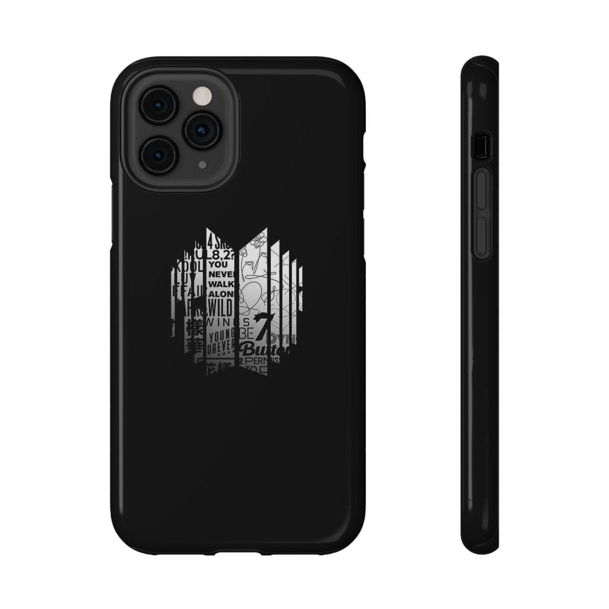 ARIRANG Black Y2K Phone Case