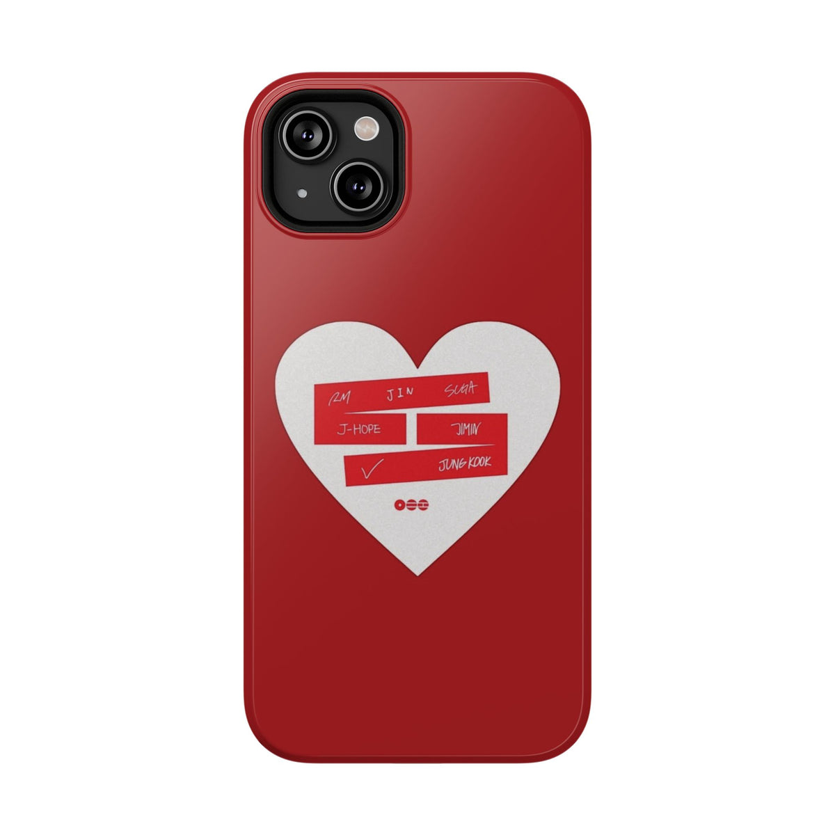 BTS Heart Signature Phone Case