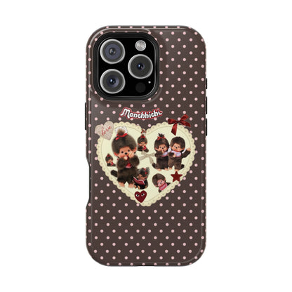 Polka Dot Teddy Monchichi Phone Case