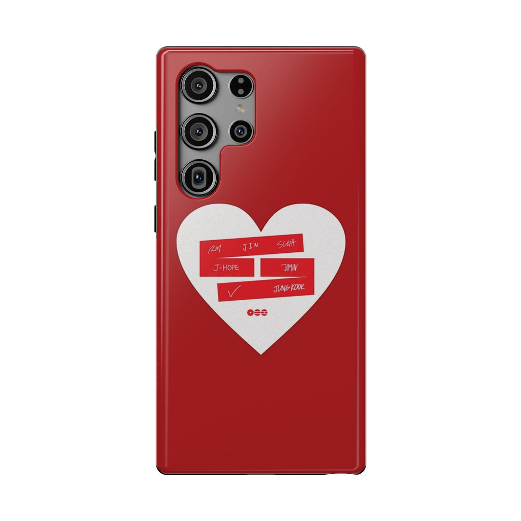 BTS Heart Signature Phone Case