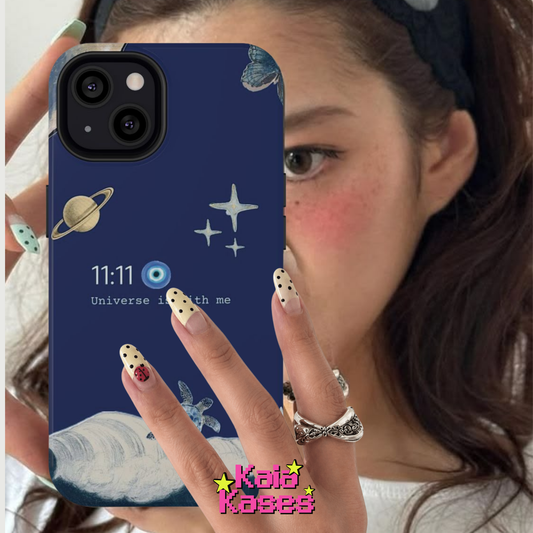 11:11 Universe With Me Phone Case —  Lucky Girl Series