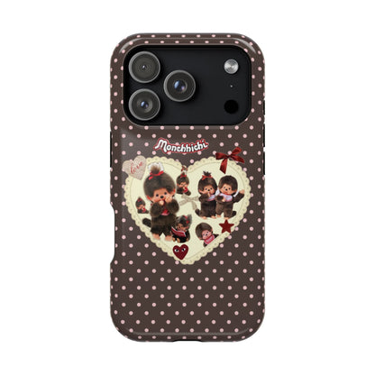Polka Dot Teddy Monchichi Phone Case