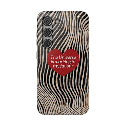 Universe Is in My Favour Phone Case — Lucky Girl Series
