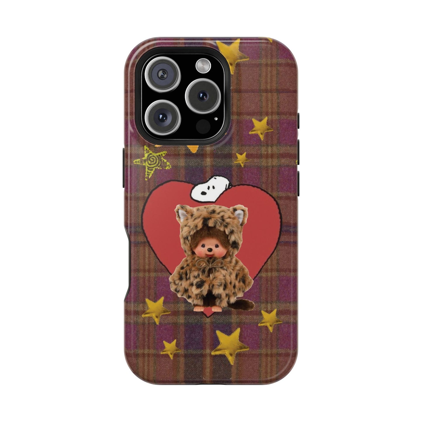 Teddy Polka Dot Monchhichi Phone Case