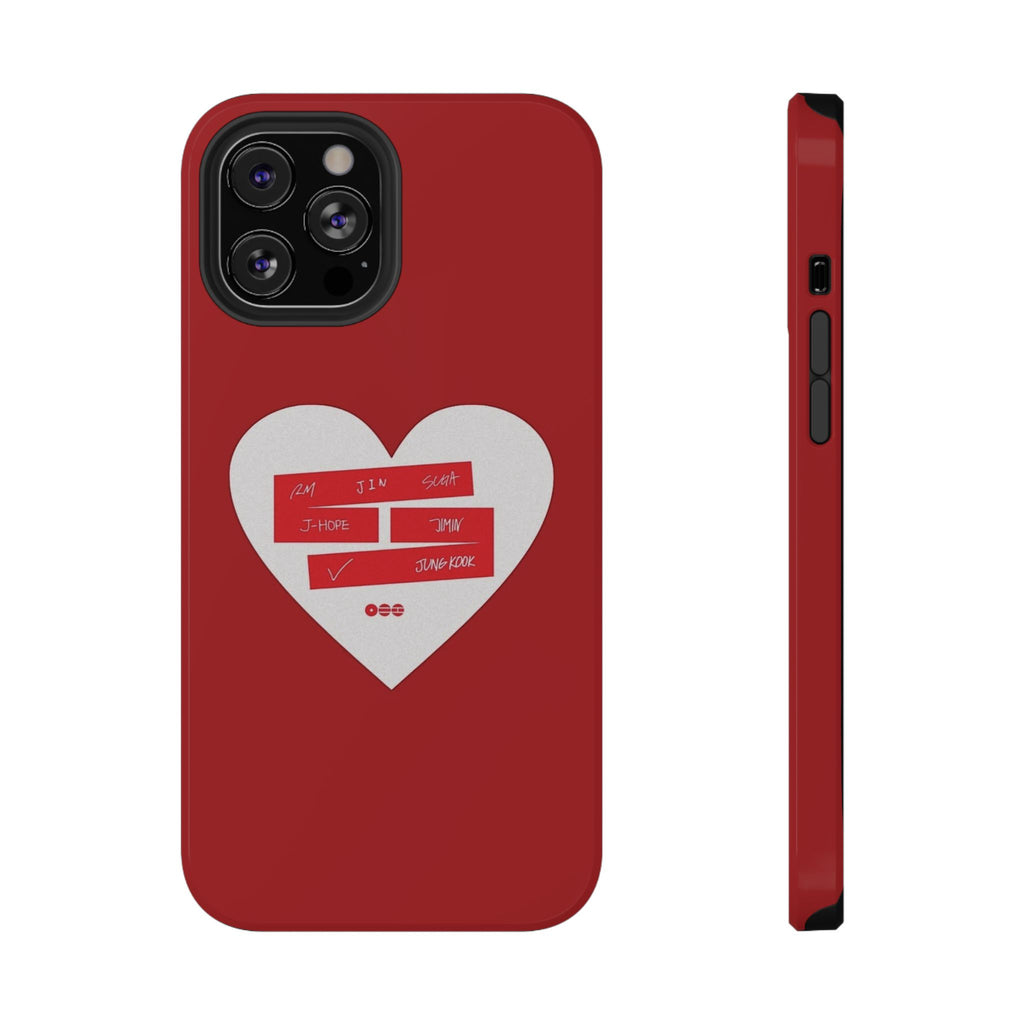 BTS Heart Signature Phone Case