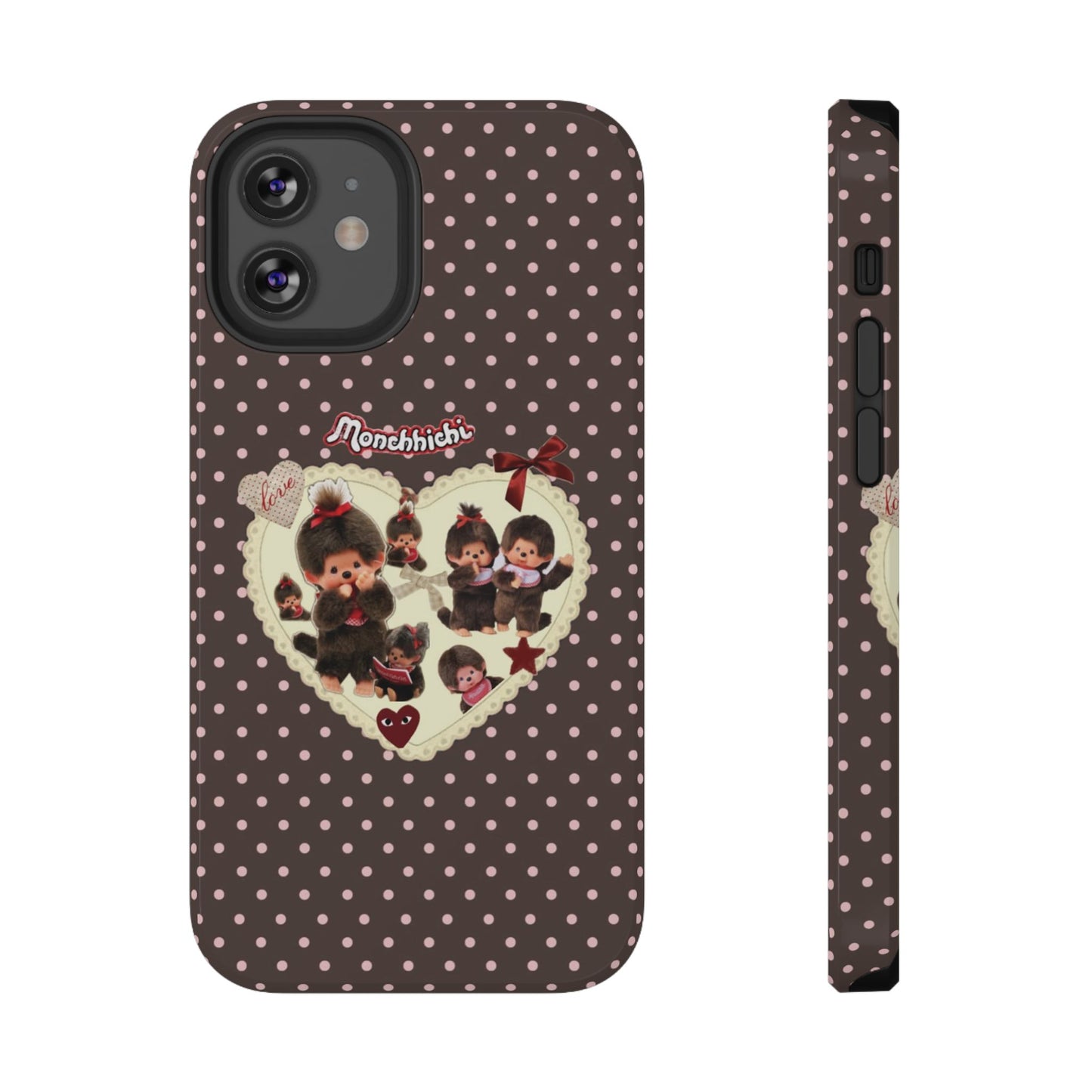 Polka Dot Teddy Monchichi Phone Case