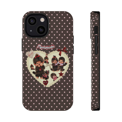 Polka Dot Teddy Monchichi Phone Case