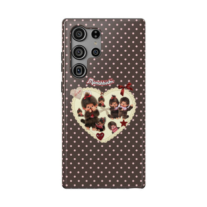 Polka Dot Teddy Monchichi Phone Case