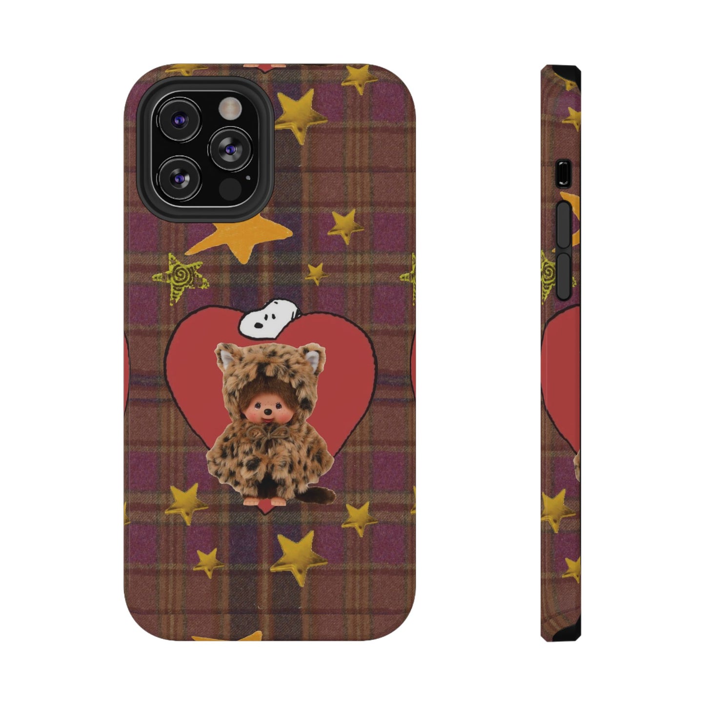 Teddy Polka Dot Monchhichi Phone Case