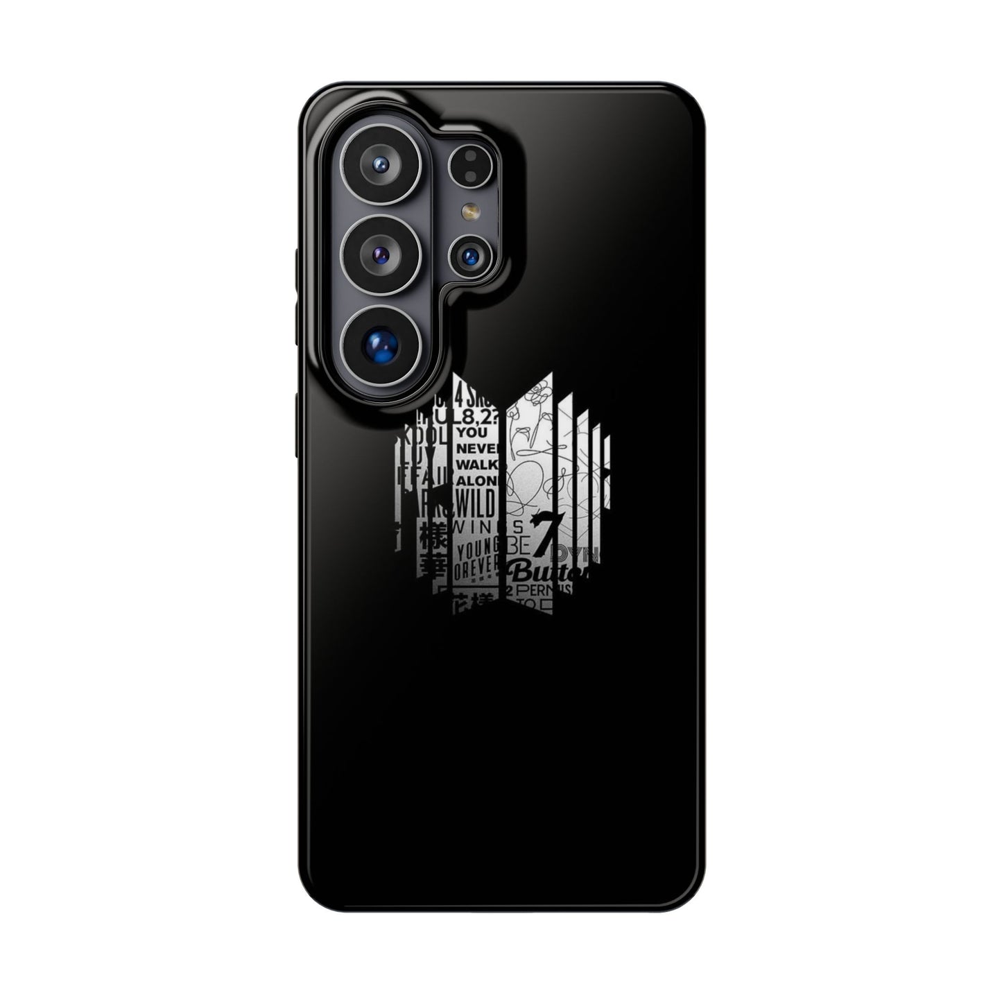 BTS Black Y2K Phone Case