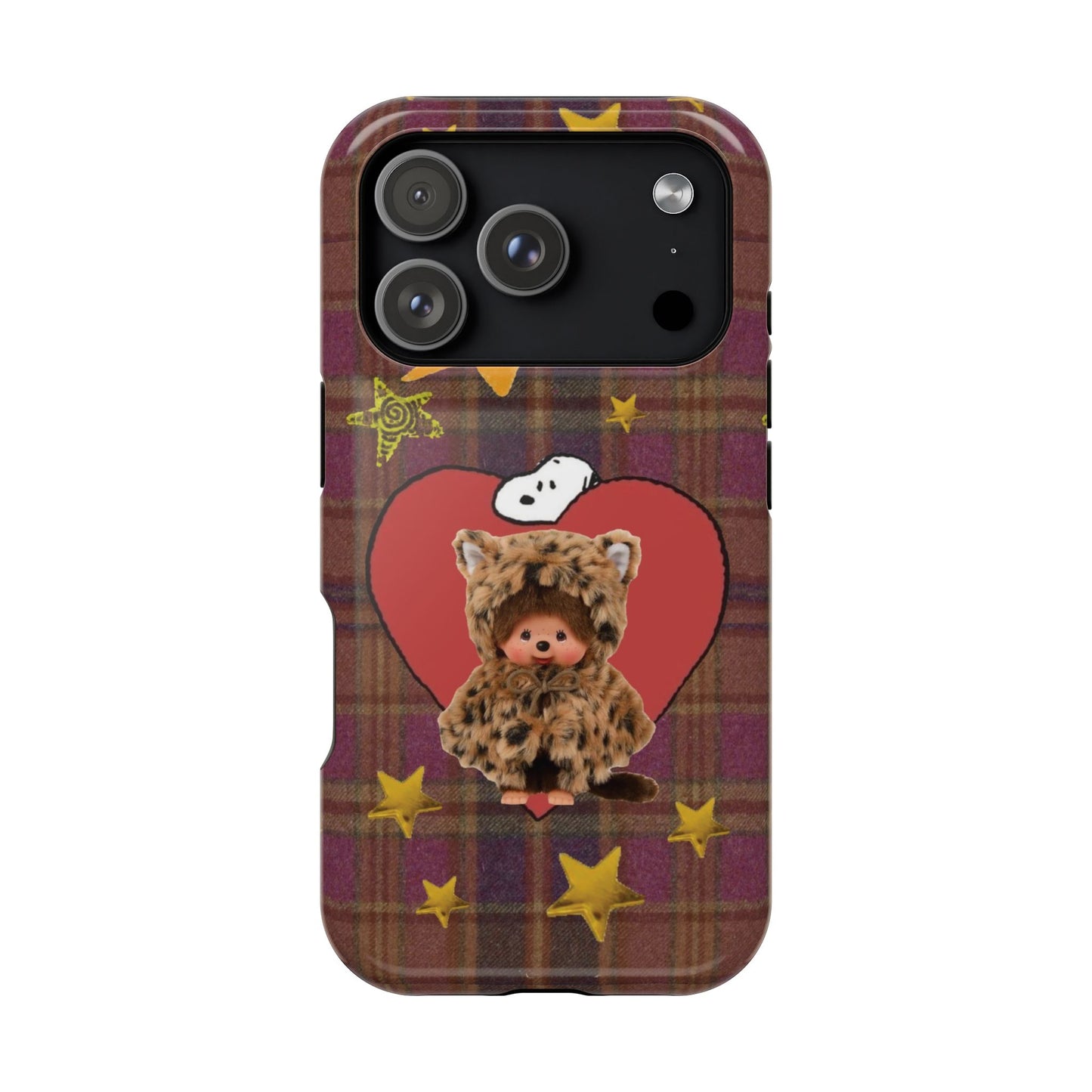 Teddy Polka Dot Monchhichi Phone Case