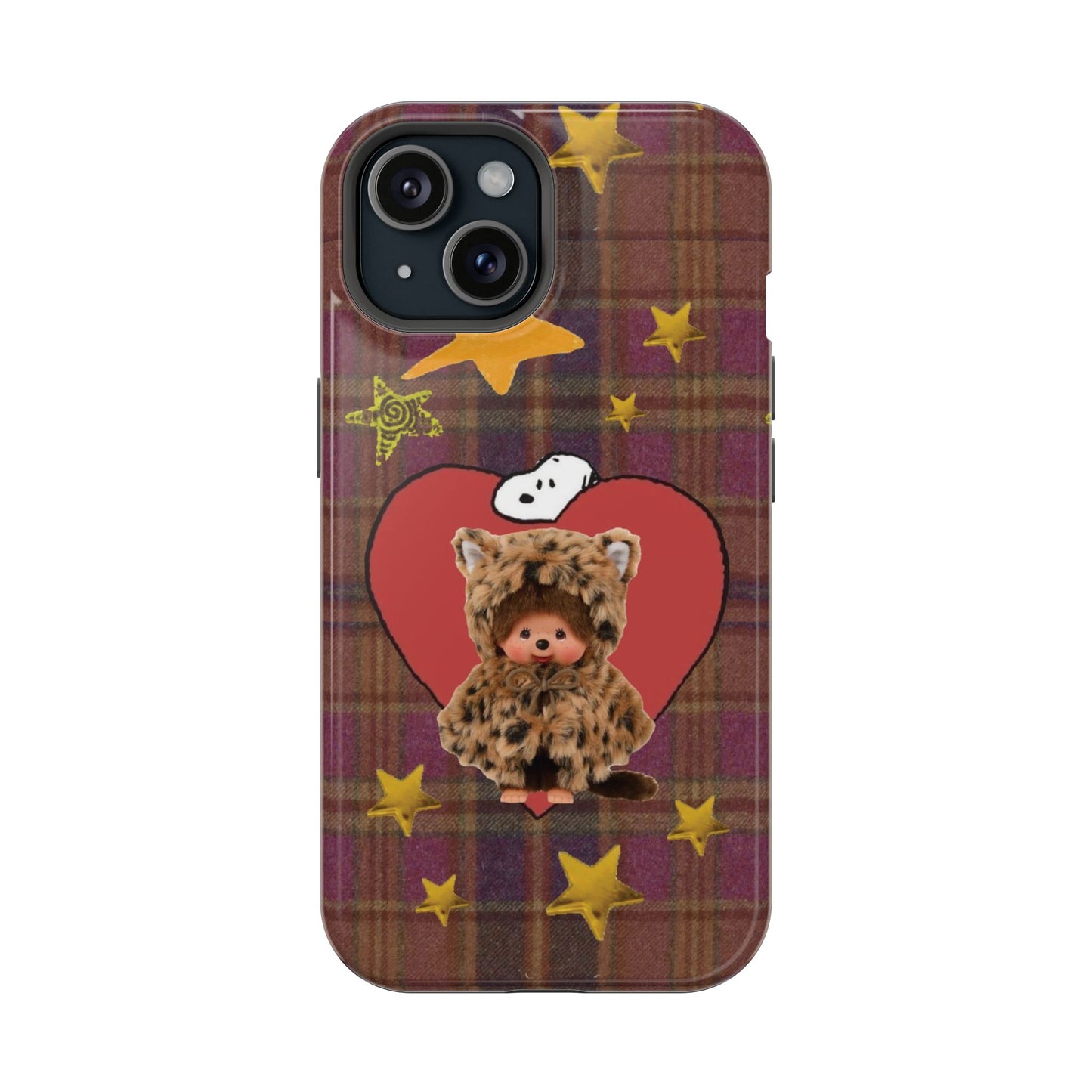 Teddy Polka Dot Monchhichi Phone Case