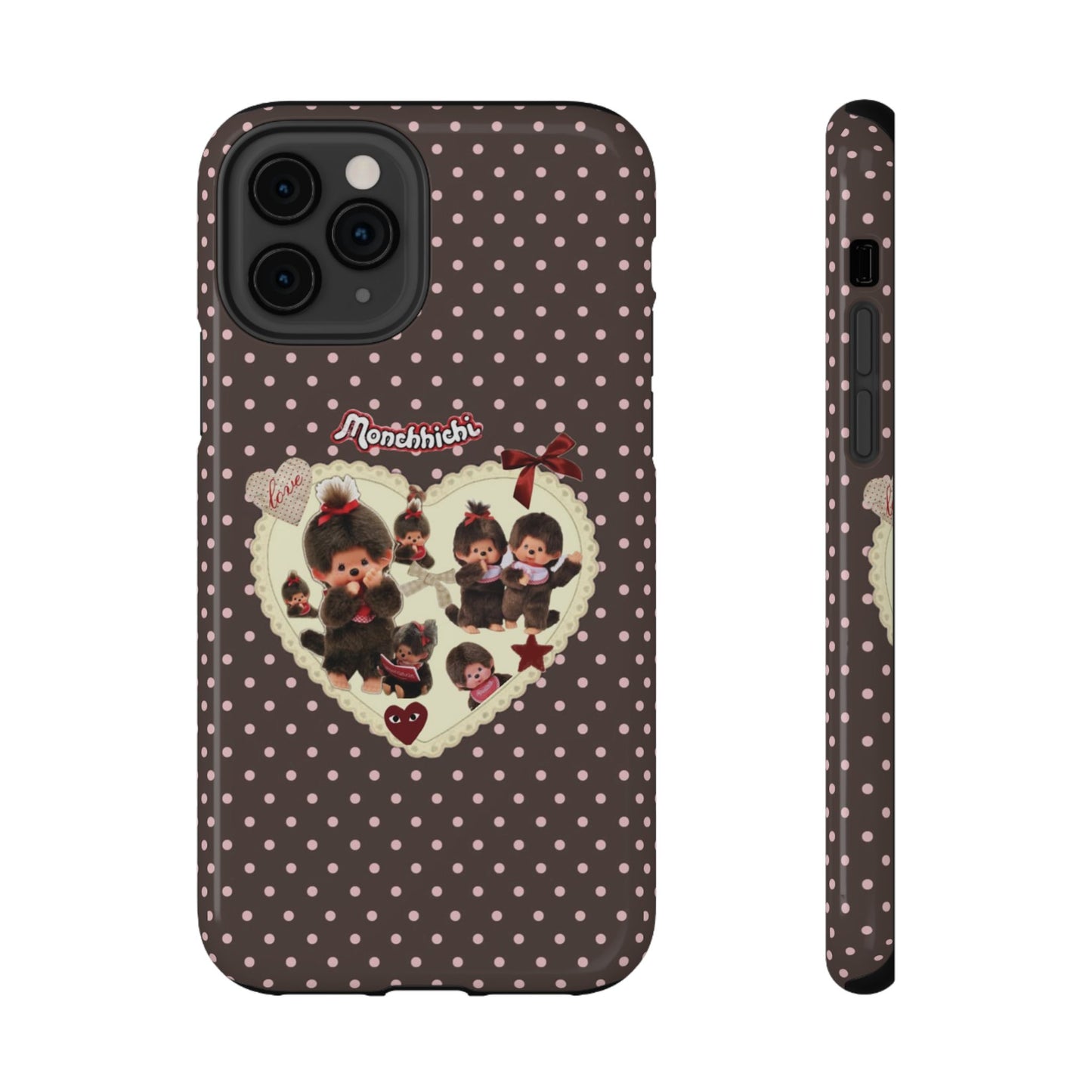 Polka Dot Teddy Monchichi Phone Case