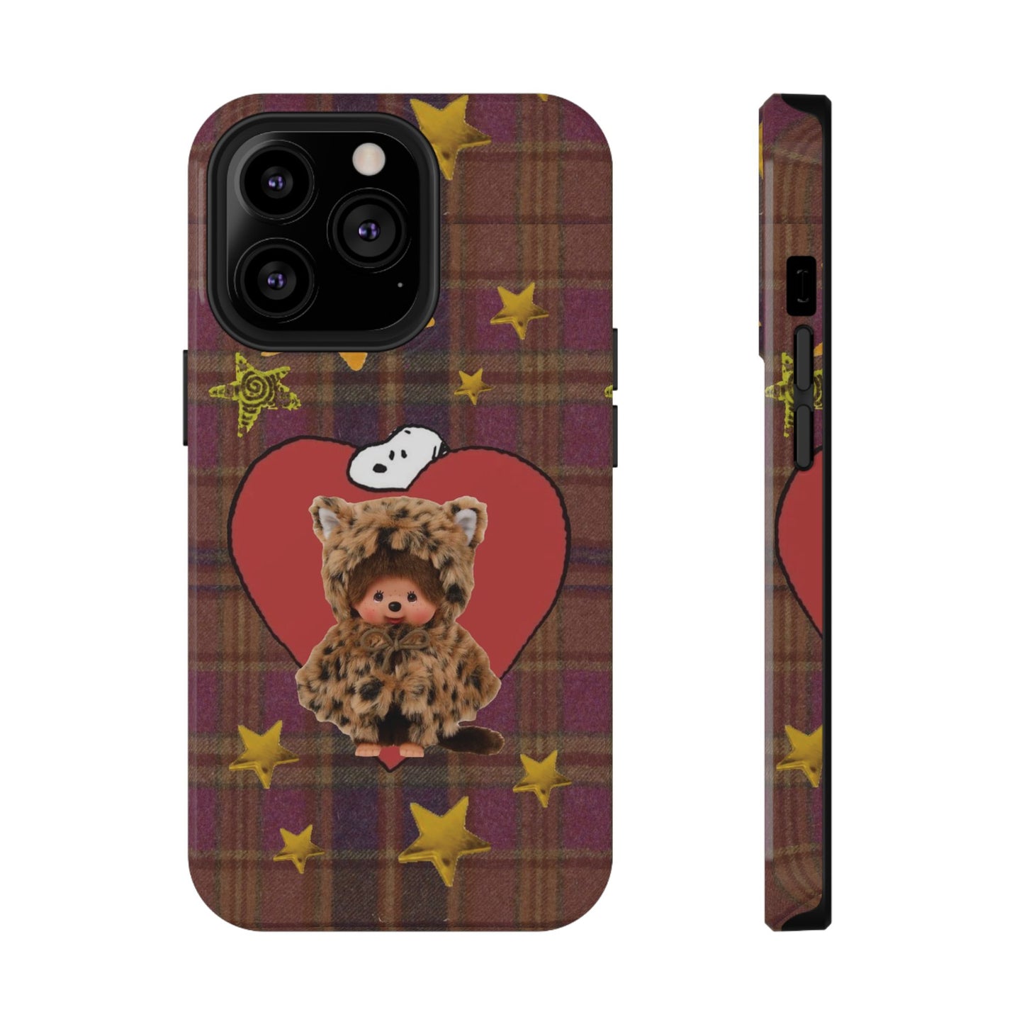 Teddy Polka Dot Monchhichi Phone Case