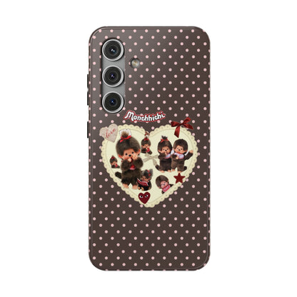 Polka Dot Teddy Monchichi Phone Case