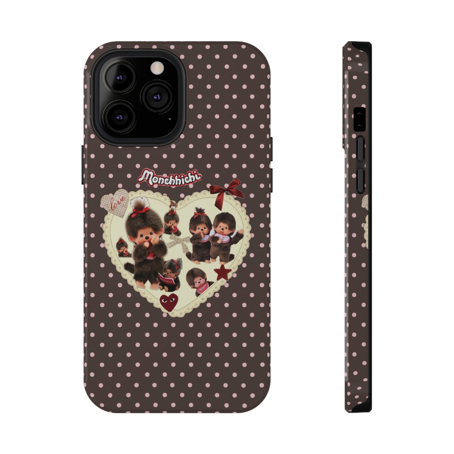 Polka Dot Teddy Monchichi Phone Case