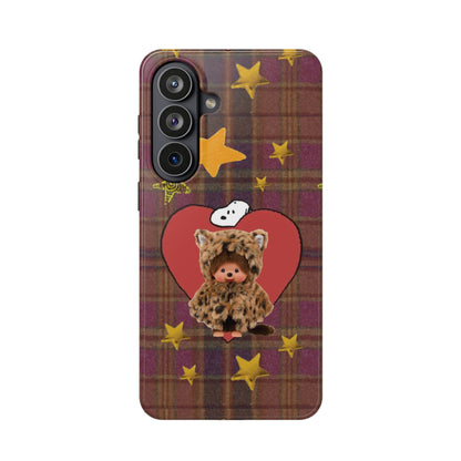 Teddy Polka Dot Monchhichi Phone Case