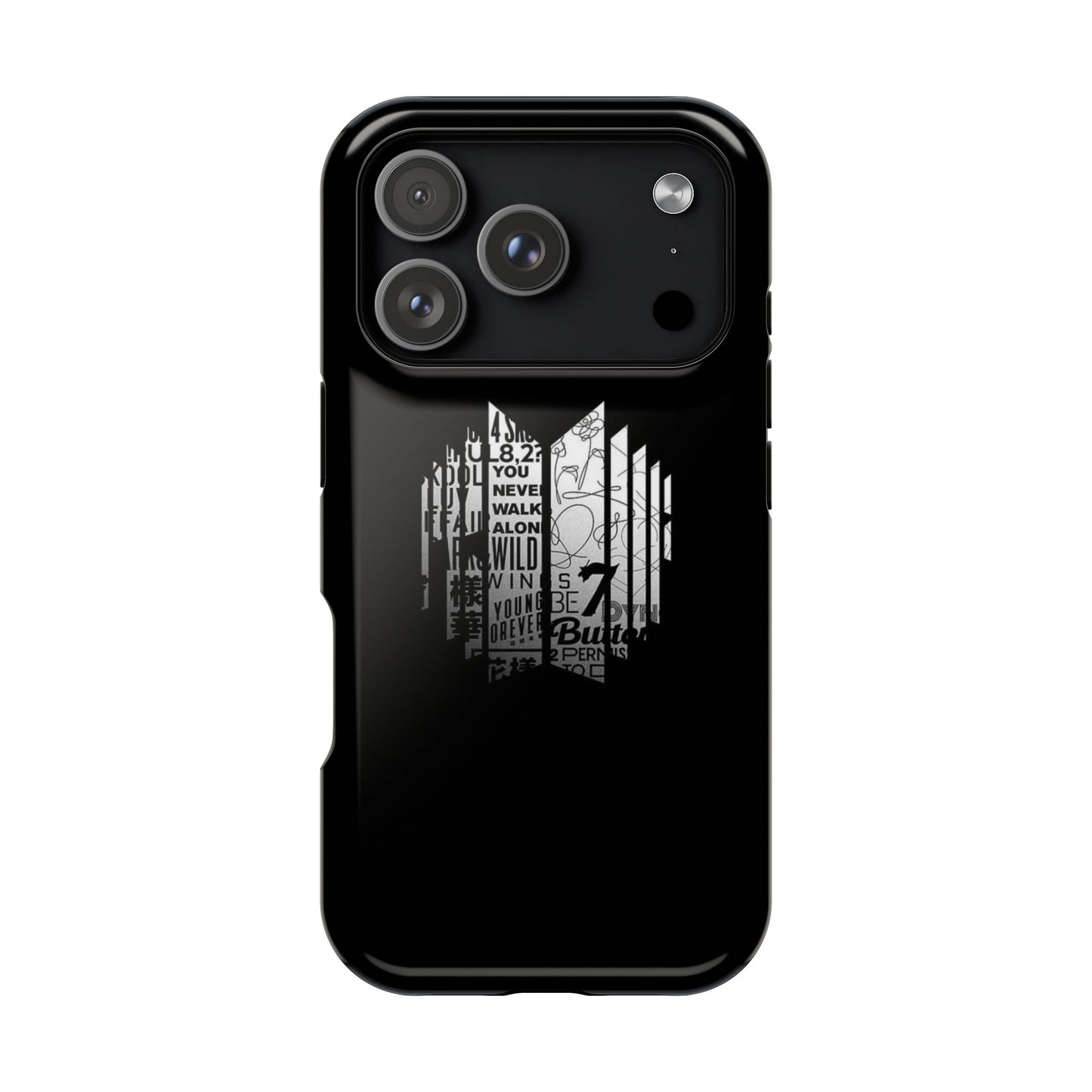 BTS Black Y2K Phone Case