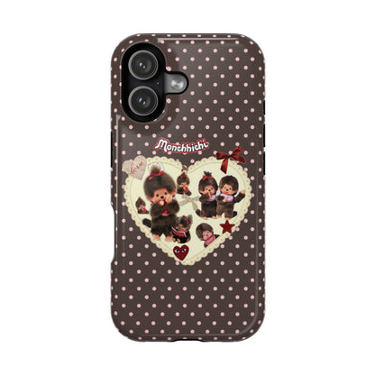 Polka Dot Teddy Monchichi Phone Case