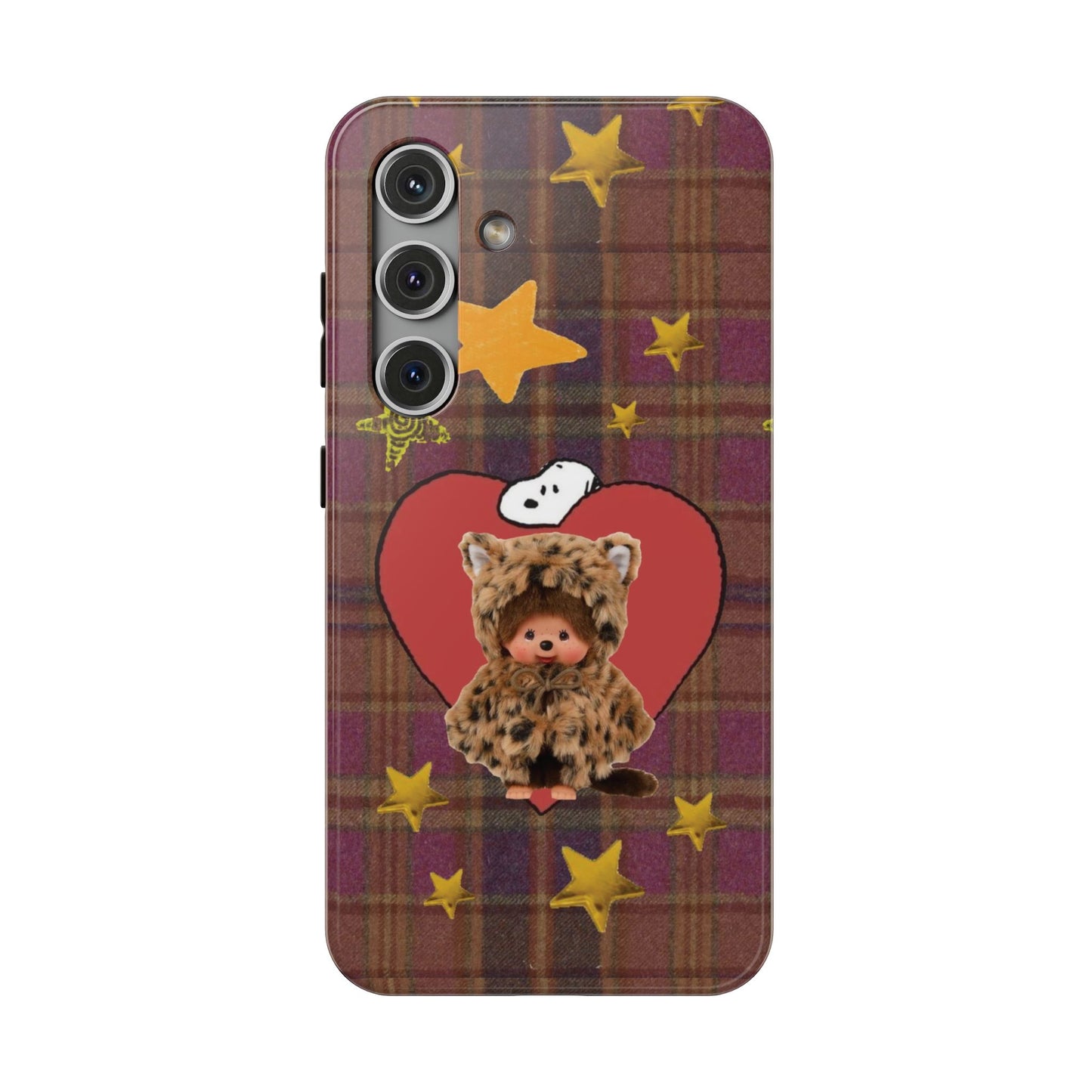 Teddy Polka Dot Monchhichi Phone Case