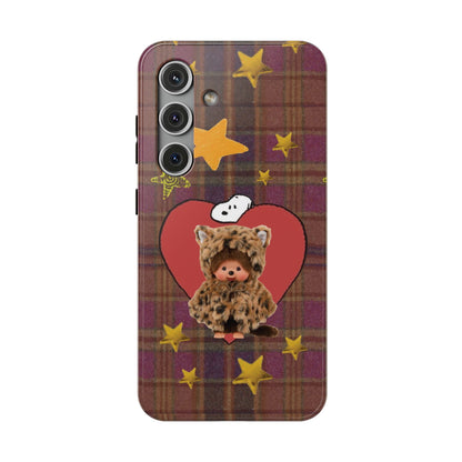 Teddy Polka Dot Monchhichi Phone Case