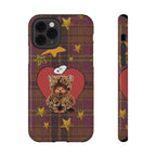 Teddy Polka Dot Monchhichi Phone Case