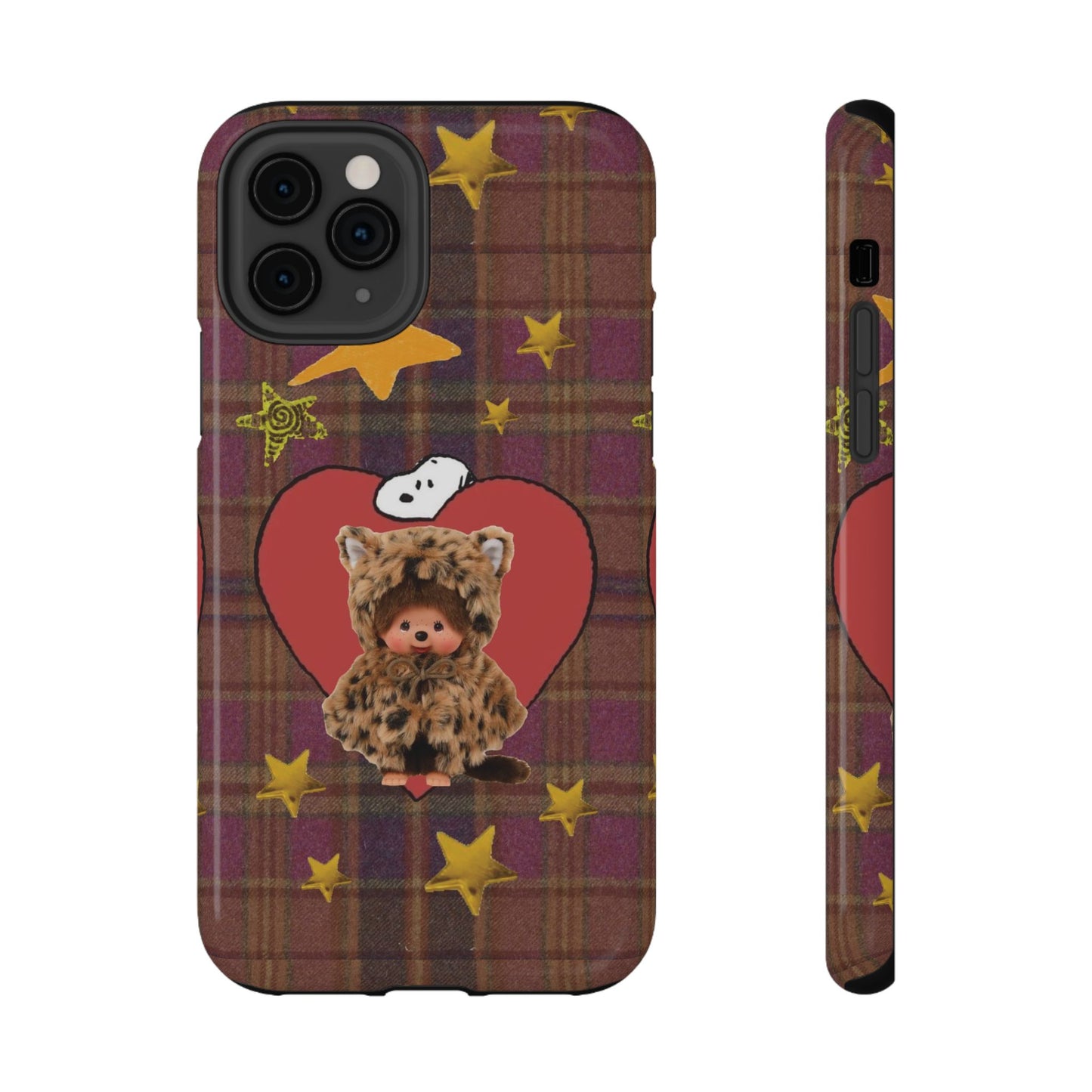 Teddy Polka Dot Monchhichi Phone Case