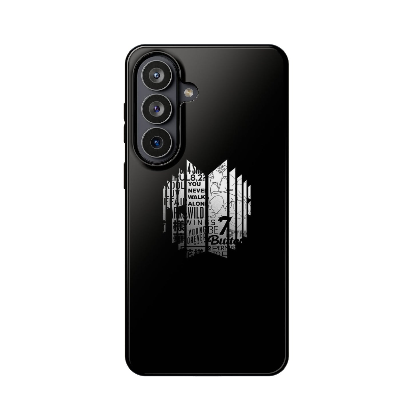 BTS Black Y2K Phone Case