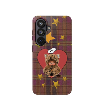 Teddy Polka Dot Monchhichi Phone Case