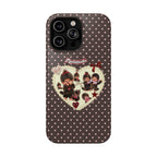 Polka Dot Teddy Monchichi Phone Case