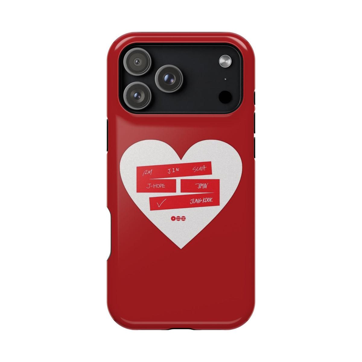 BTS Heart Signature Phone Case