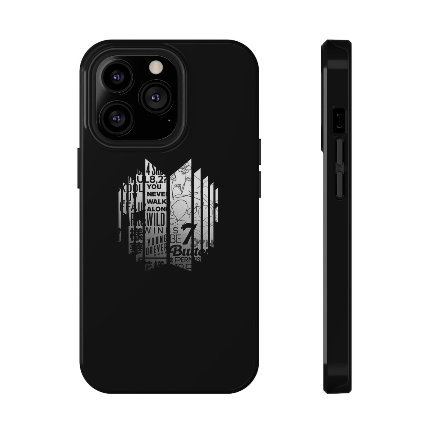 BTS Black Y2K Phone Case