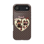 Polka Dot Teddy Monchichi Phone Case