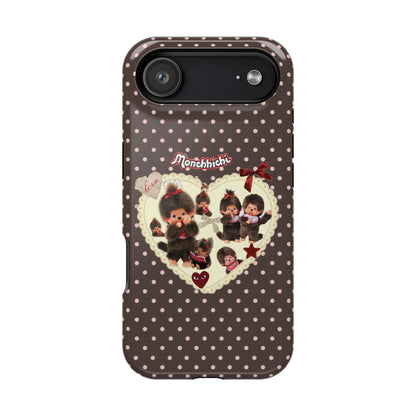 Polka Dot Teddy Monchichi Phone Case